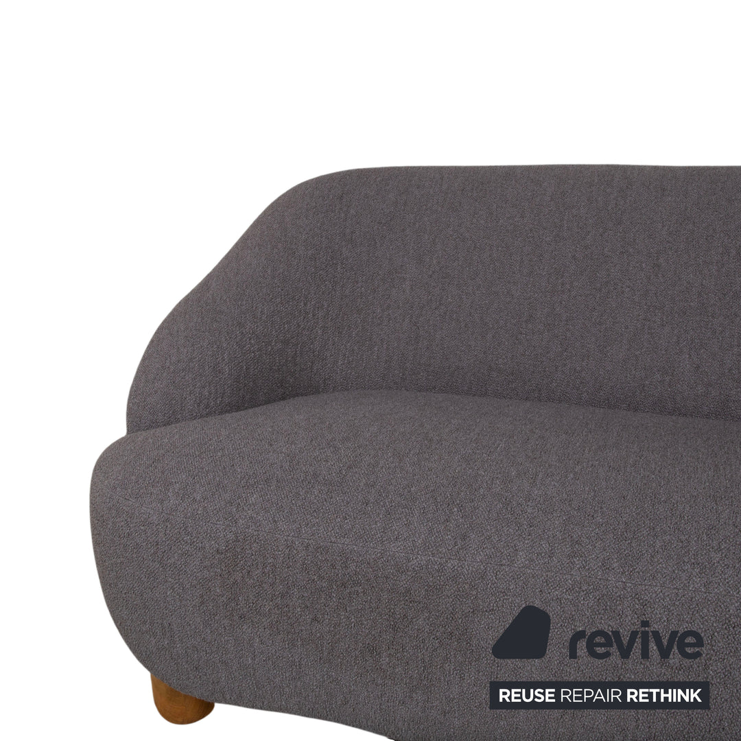 &Tradition Margas Stoff Zweisitzer Grau Sofa Couch