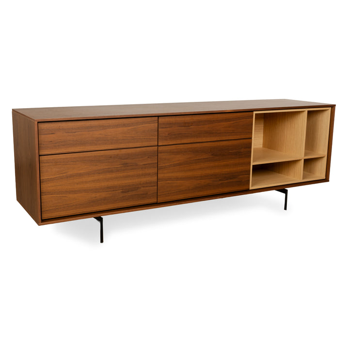 Treku Aura wooden sideboard brown drawers