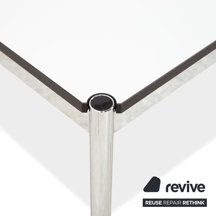 USM Haller metal desk, MDF white MDF table