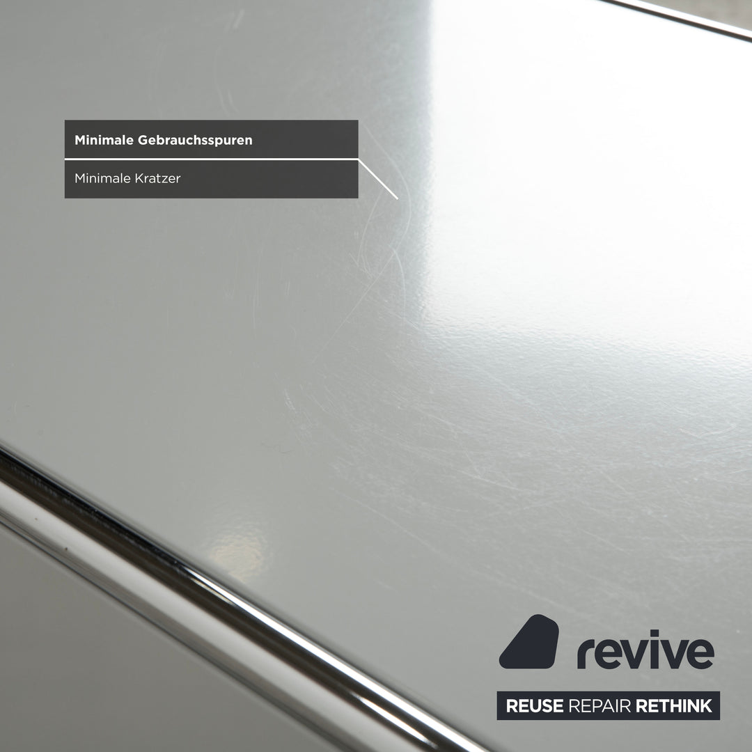 Buffet USM Haller en métal gris clair bleu clair blanc pur avec tiroirs coulissants