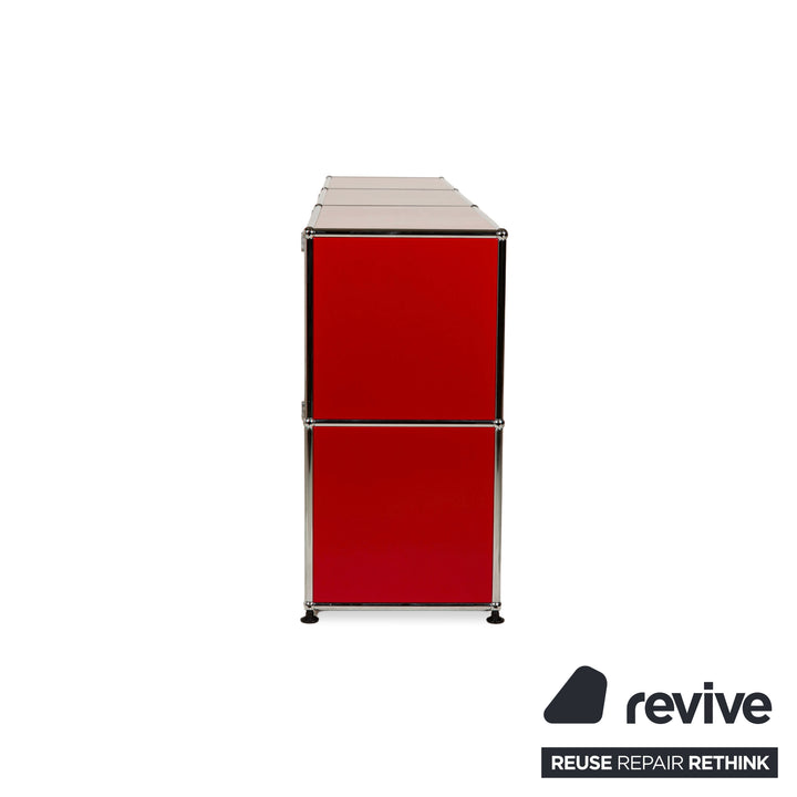 Buffet USM Haller en métal rouge