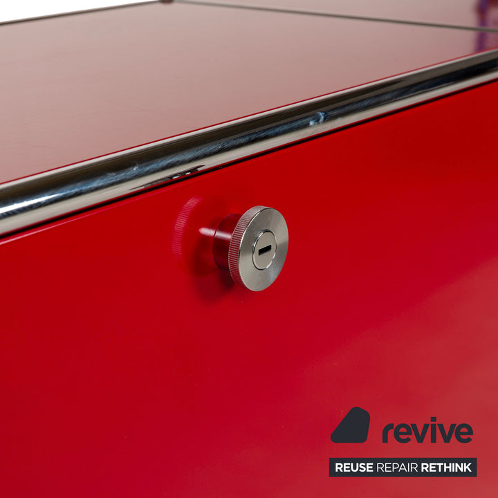 USM Haller Metall Sideboard Rot