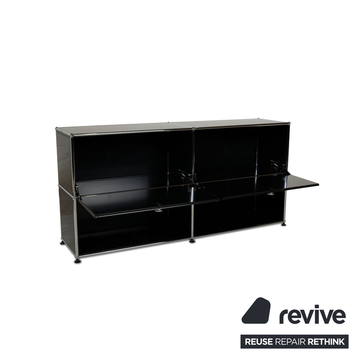 USM Haller Metall Sideboard Schwarz