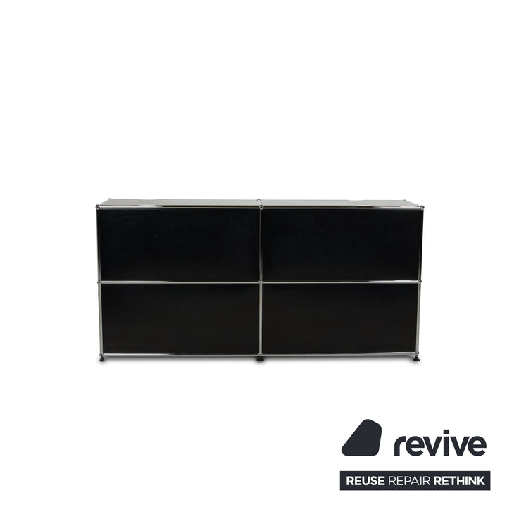 USM Haller Metall Sideboard Schwarz