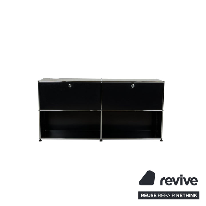 USM Haller Metall Sideboard Schwarz