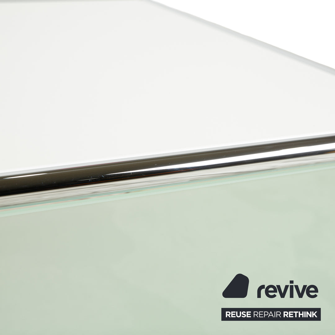 USM Haller Metal Sideboard Silver Castors Glass Lowboard