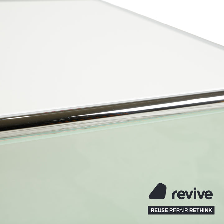 USM Haller Metal Sideboard Silver Castors Glass Lowboard