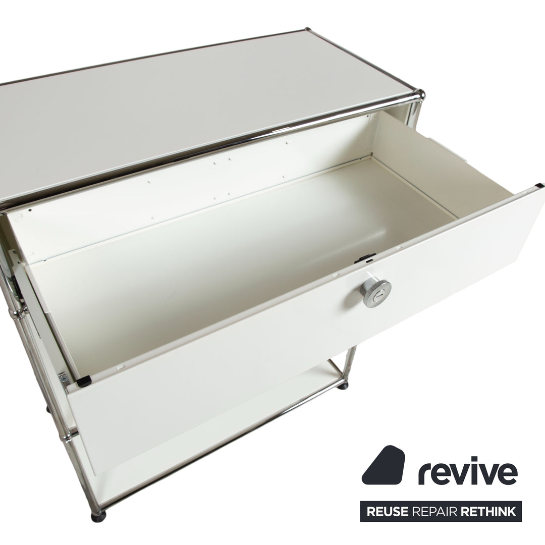 USM Haller Metall Sideboard Weiß Reinweiß