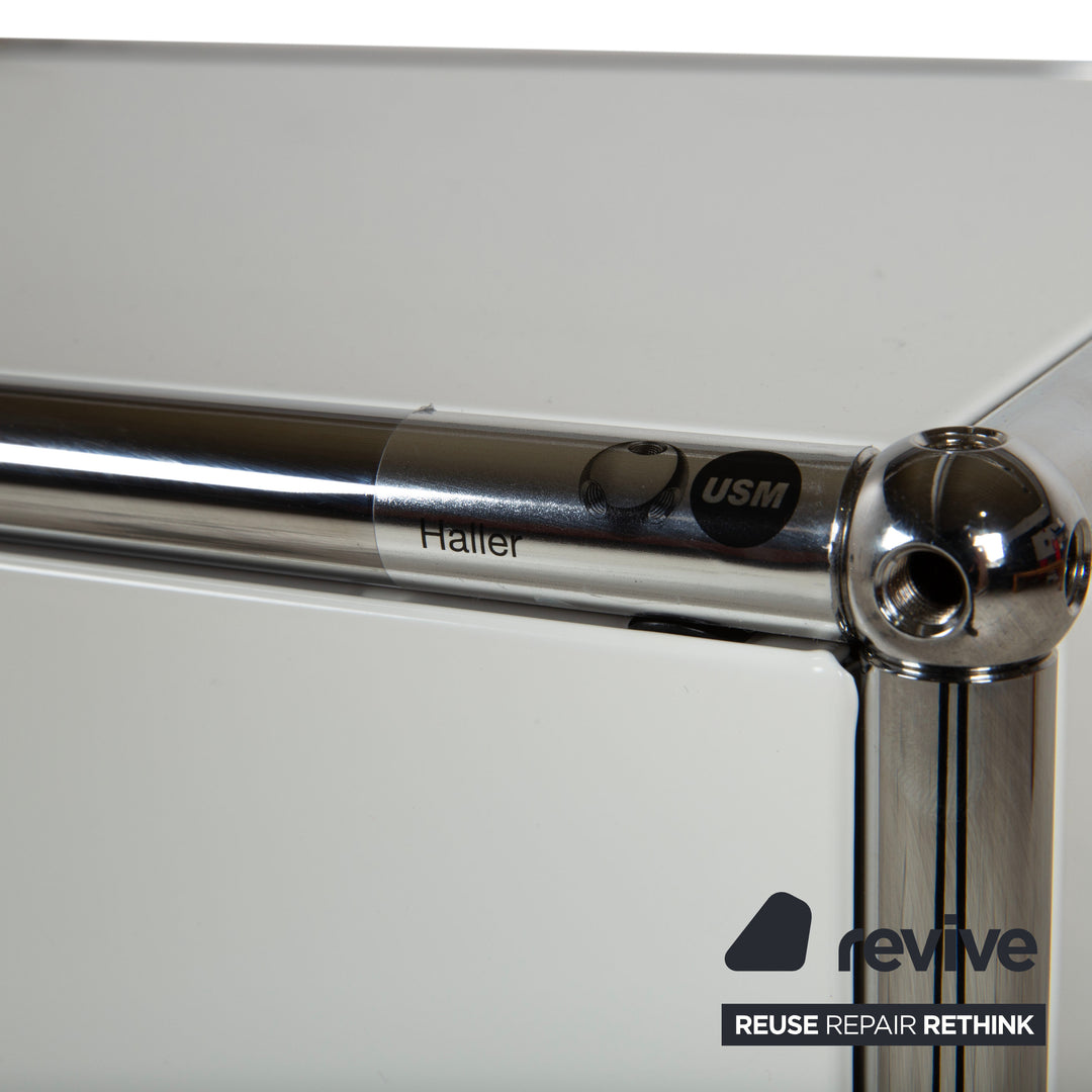 USM Haller Metall Sideboard Weiß Reinweiß