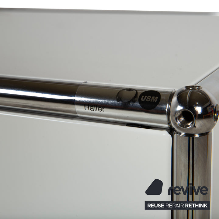 USM Haller Metall Sideboard Weiß Reinweiß