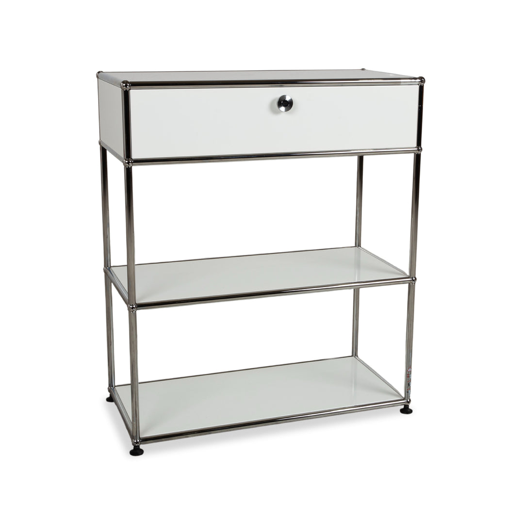 Buffet en métal USM Haller, blanc pur