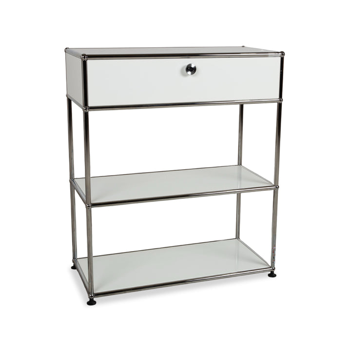 Buffet en métal USM Haller, blanc pur