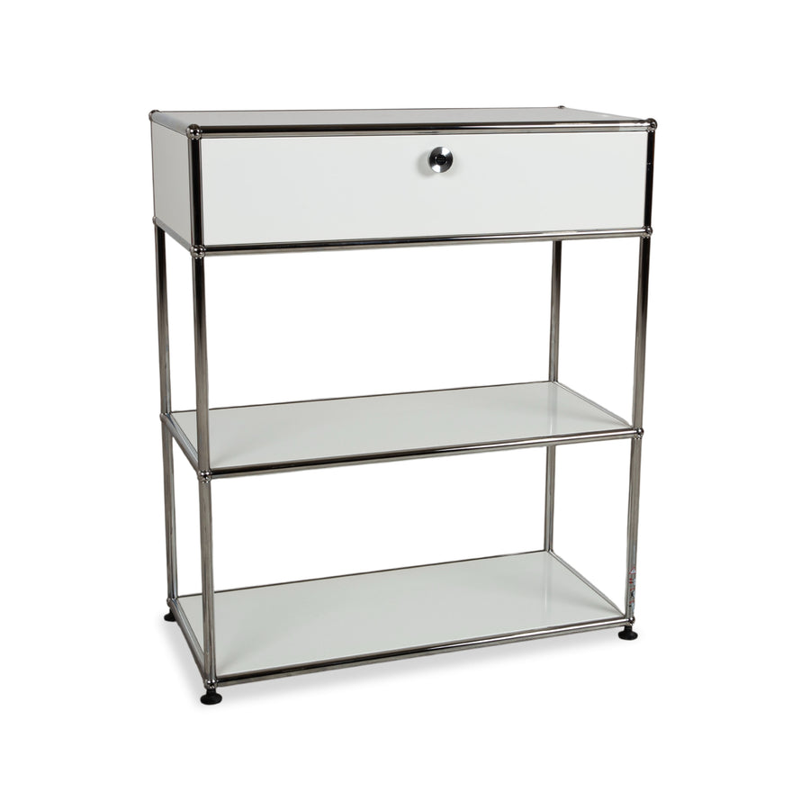 Buffet en métal USM Haller, blanc pur