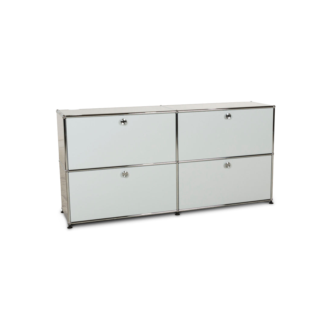 USM Haller Stahl Sideboard Grau Tief