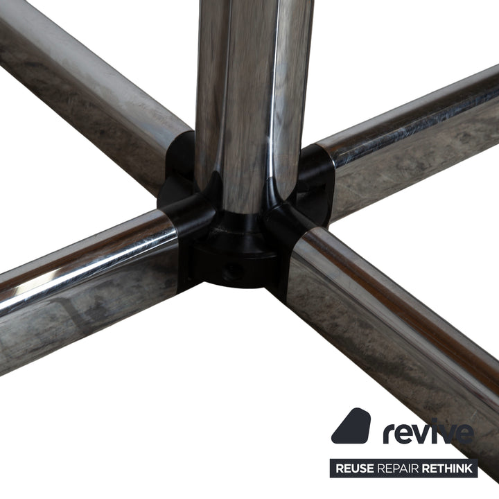 USM Kitos Holz Esstisch Holz Braun Chrom