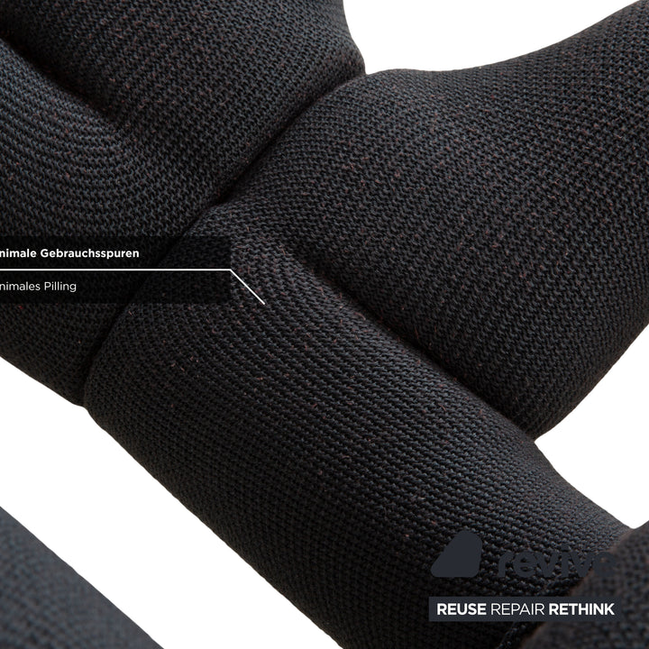 Varier Ekstrem Stoff Sessel Blau Grau KNIT 007 OLD GREY Stuhl by Terje Ekstrøm