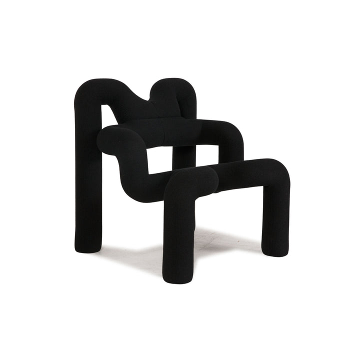 Varier Ekstrem Fabric Armchair Black Chair by Terje Ekstrøm