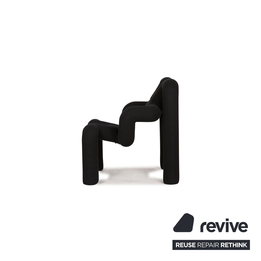 Varier Ekstrem Fabric Armchair Black Chair by Terje Ekstrøm