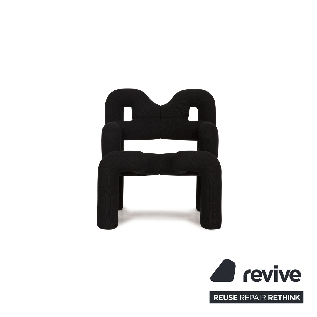 Fauteuil Varier Ekstrem en Tissu Chaise Noire par Terje Ekstrøm