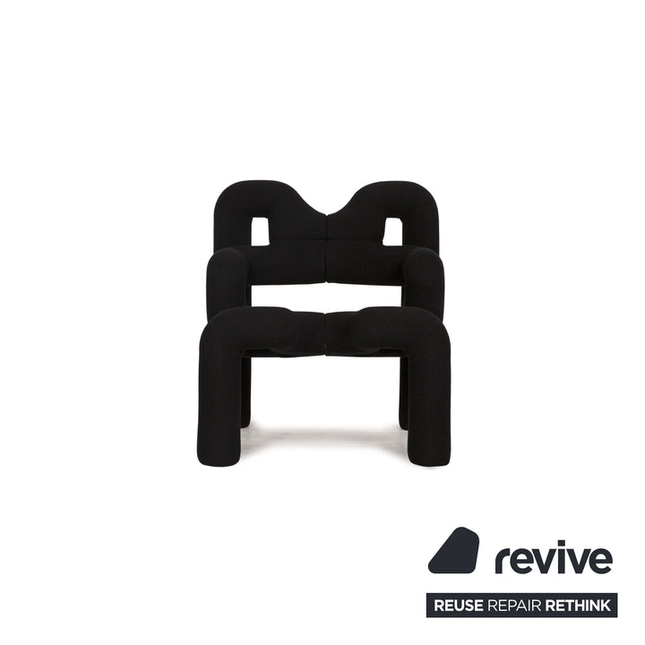 Fauteuil Varier Ekstrem en Tissu Chaise Noire par Terje Ekstrøm