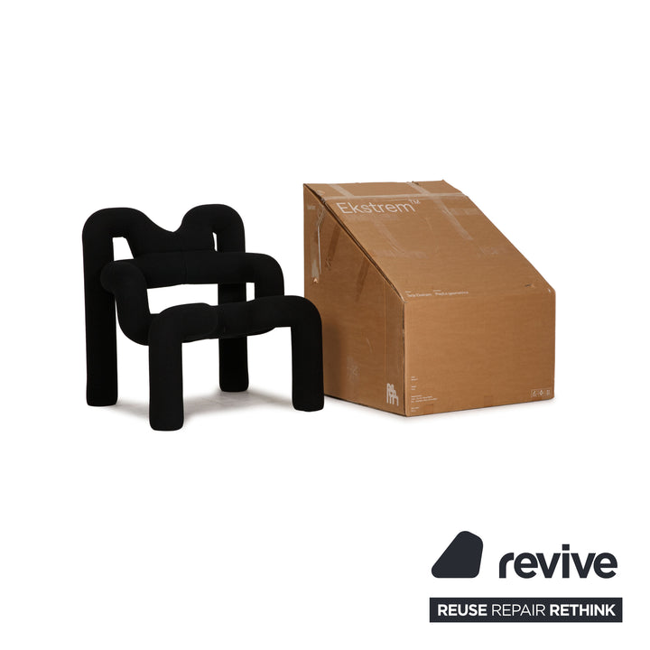 Varier Ekstrem Fabric Armchair Black Chair by Terje Ekstrøm