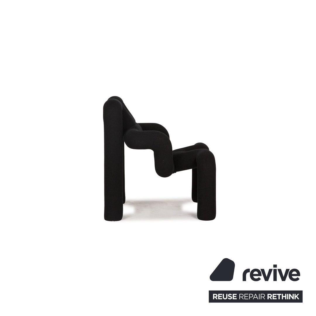 Varier Ekstrem Fabric Armchair Black Chair by Terje Ekstrøm