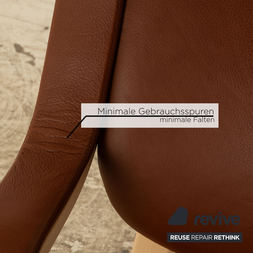 Varier Gravity Balans Leather Armchair Brown manual function