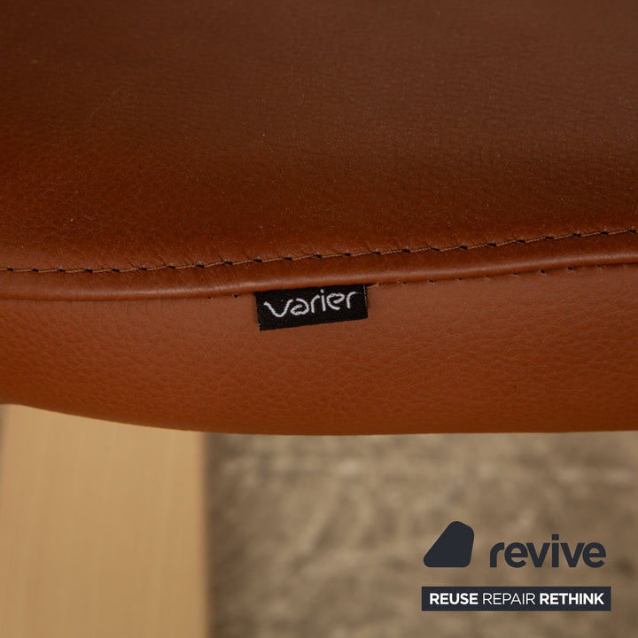 Varier Gravity Balans Leather Armchair Brown manual function