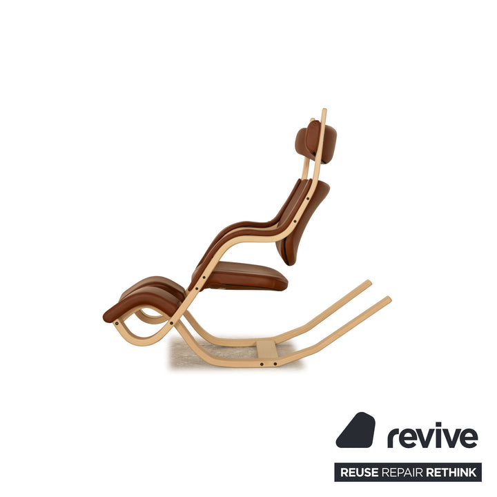 Varier Gravity Balans Leather Armchair Brown manual function