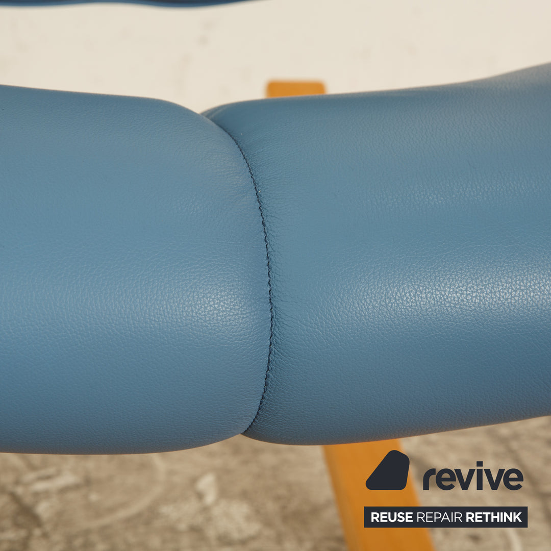 Varier Gravity Balans Leather Armchair Light Blue