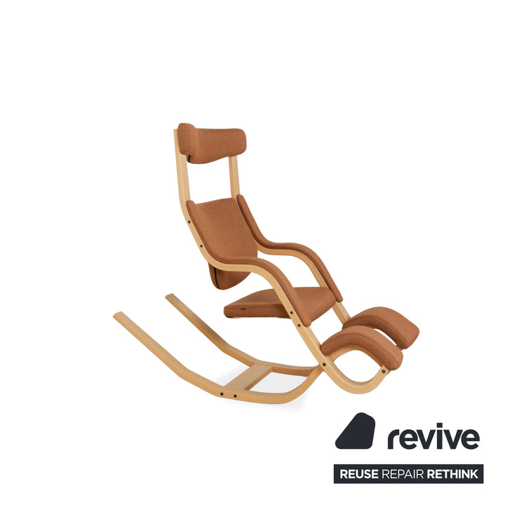 Fauteuil à bascule en tissu Varier Gravity Balans marron