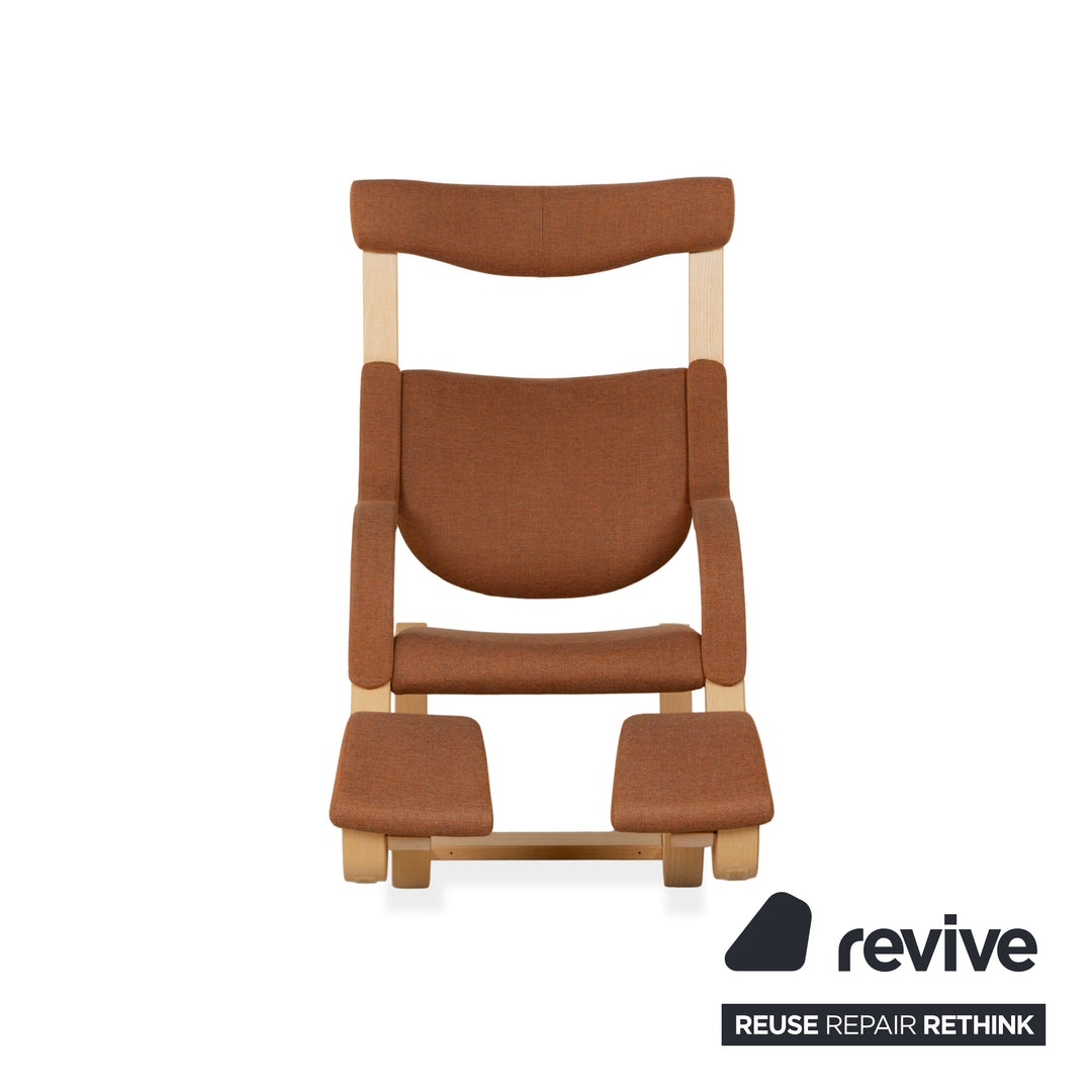 Fauteuil à bascule en tissu Varier Gravity Balans marron