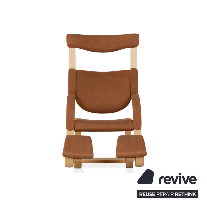 Fauteuil à bascule en tissu Varier Gravity Balans marron