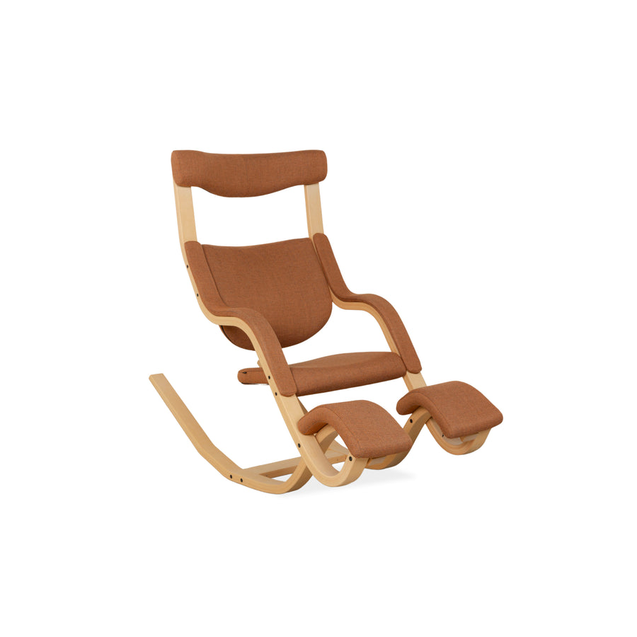 Fauteuil à bascule en tissu Varier Gravity Balans marron