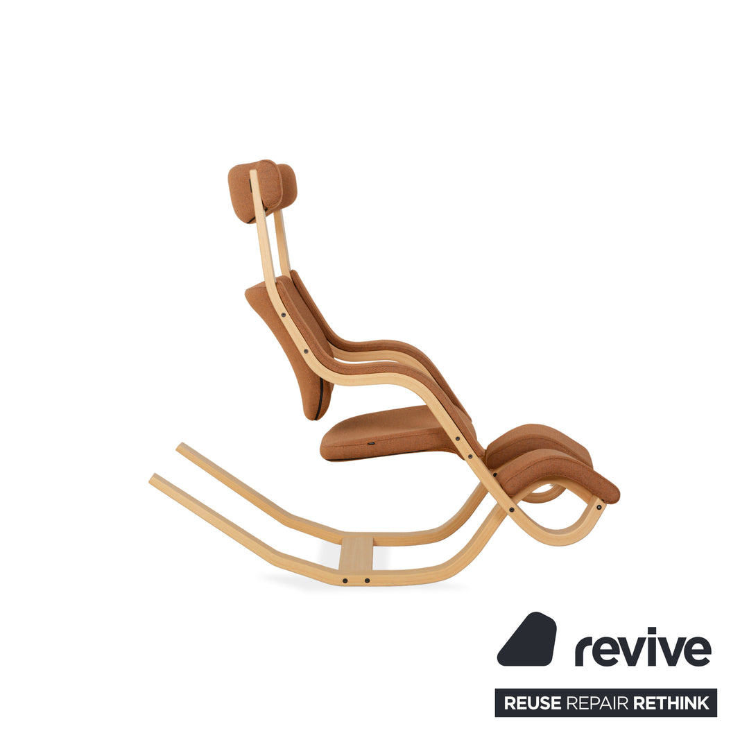 Fauteuil à bascule en tissu Varier Gravity Balans marron
