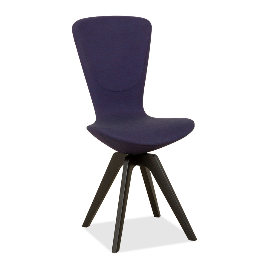 Varier Invite Stoff Stuhl Lila Eiche Schwarz UMA 761