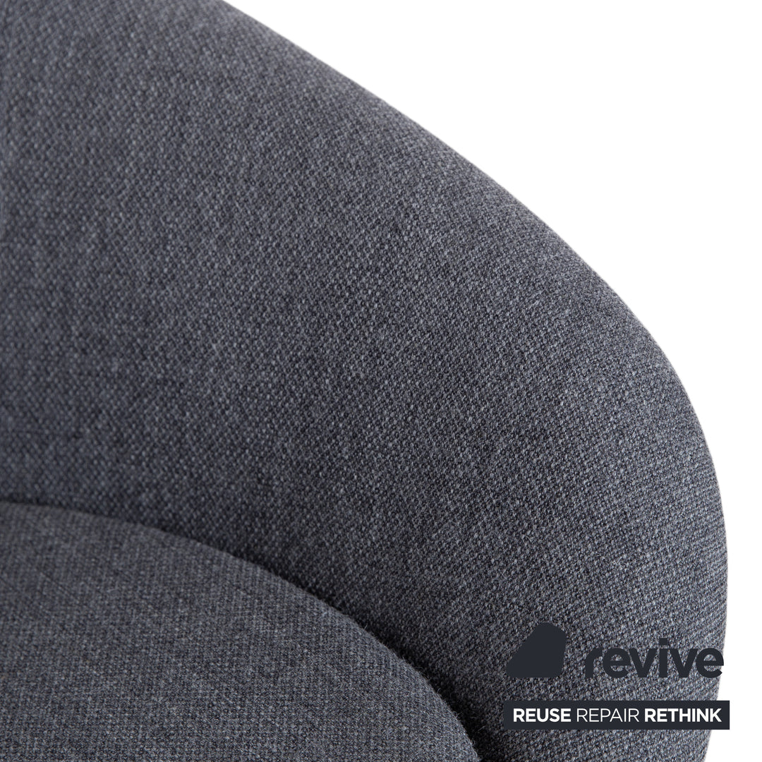 Varier Kokon Stoff Sessel by Thomas Pedersen inkl. Hocker Grau Chrom