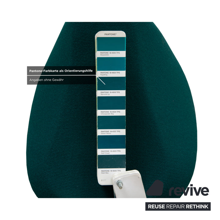 Varier Motion Fabric Stool Chair Green Blue Petrol Saddle Stool Office Chair