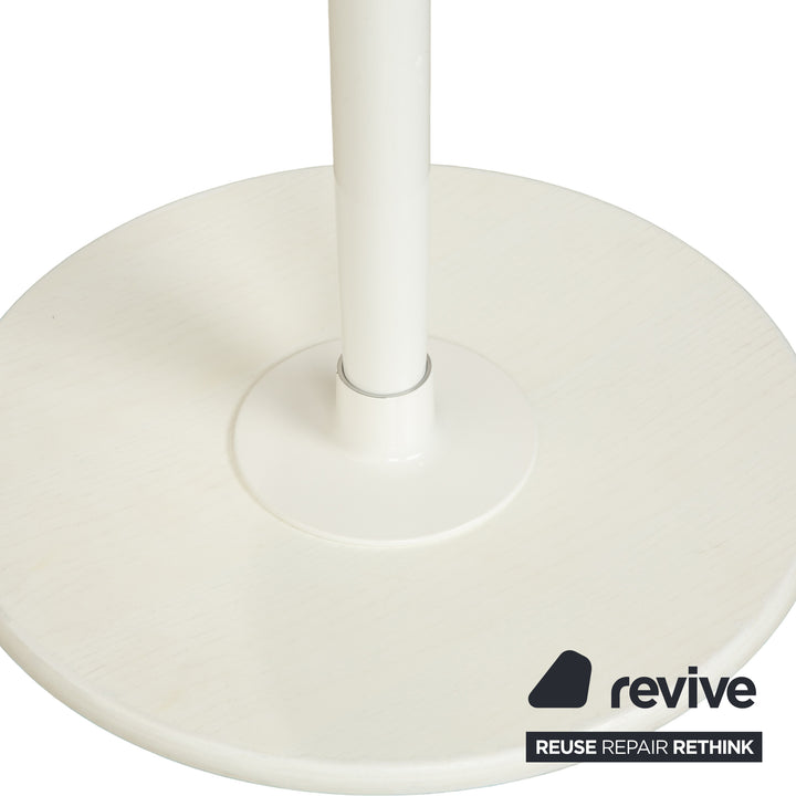 Varier Move sit-stand stool chair leather LEA700 white base white wood ash office chair by Per Øie