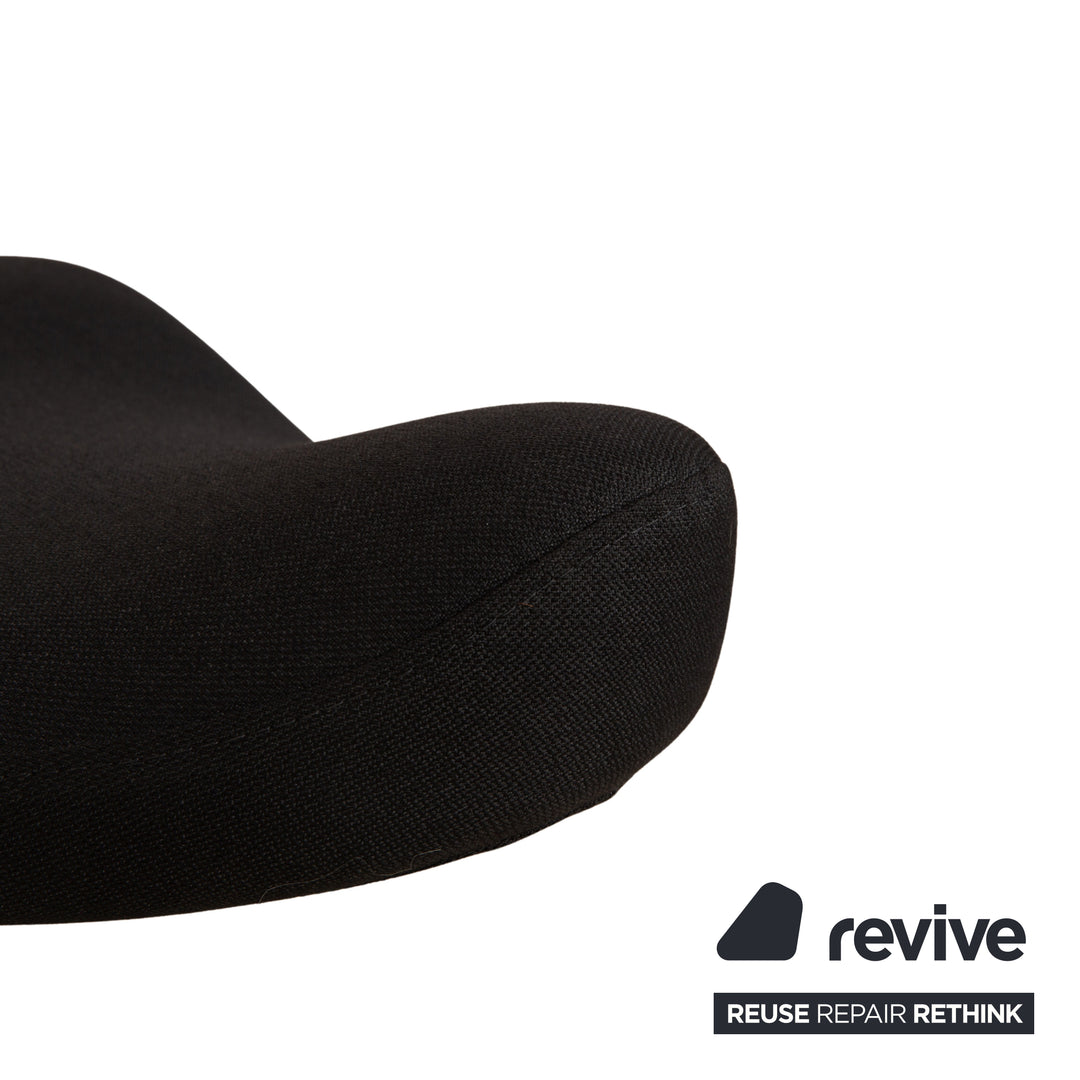 Varier Move sit-stand stool chair fabric dark grey Reflect 194 base black wood ash office chair by Per Øie