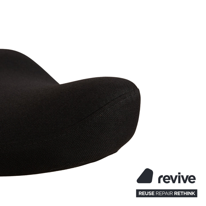 Varier Move sit-stand stool chair fabric dark grey Reflect 194 base black wood ash office chair by Per Øie