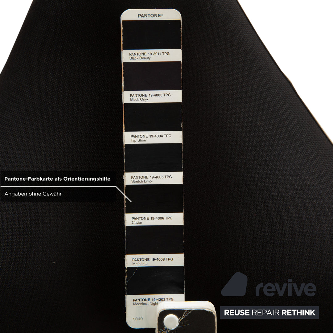 Varier Move Sitz-Steh Hocker Stuhl Stoff Dunkelgrau Reflect 194 Basis Schwarz Holz Esche Bürostuhl by Per Øie