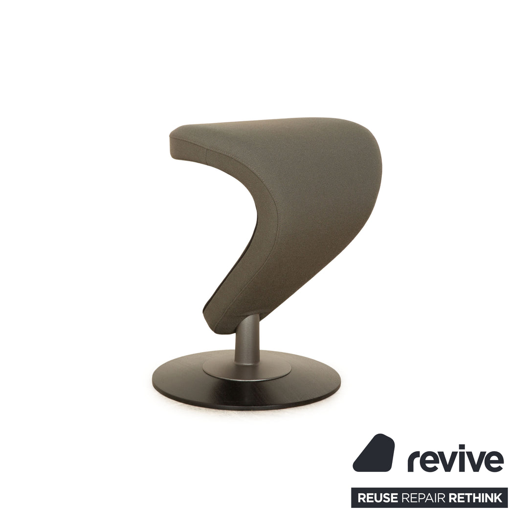 Varier Peel fabric armchair grey manual function incl. stool