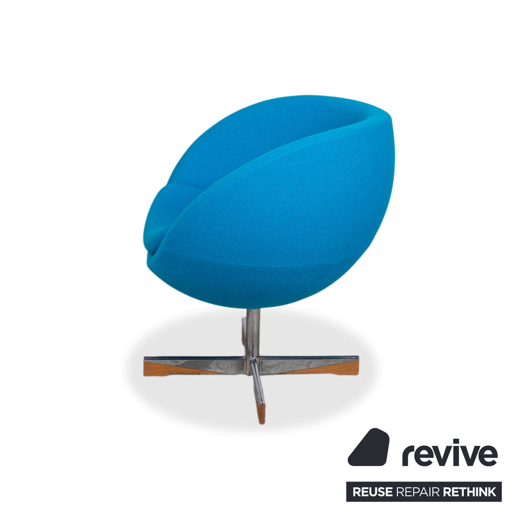 Varier Planet Stoff Sessel Blau Hellblau Türkis Drehfunktion