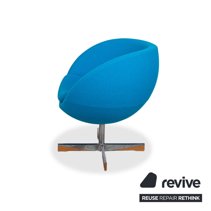 Varier Planet Stoff Sessel Blau Hellblau Türkis Drehfunktion
