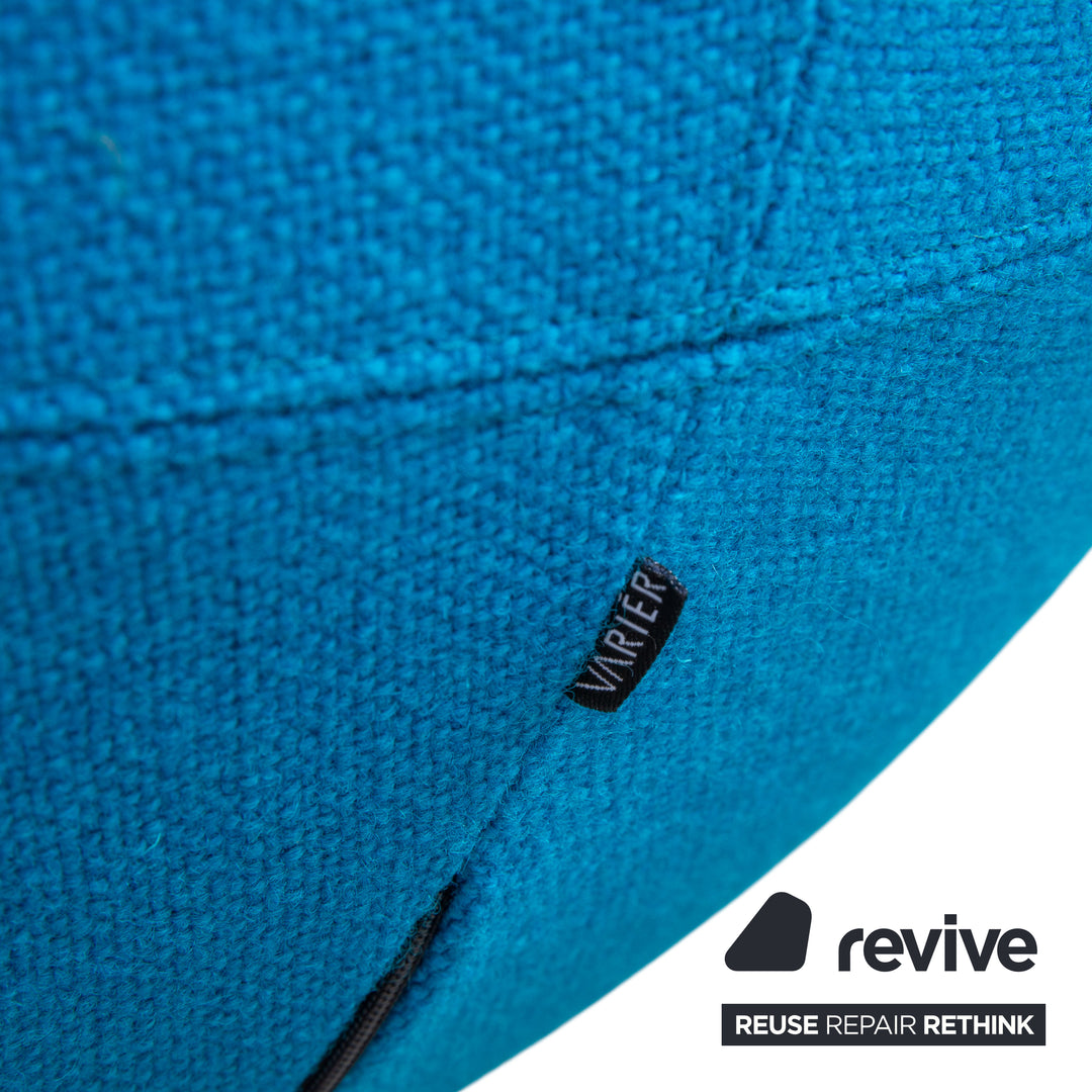 Varier Planet Stoff Sessel Blau Hellblau Türkis Drehfunktion