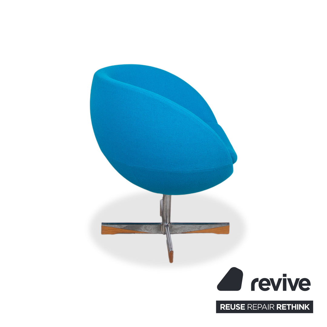 Varier Planet Stoff Sessel Blau Hellblau Türkis Drehfunktion