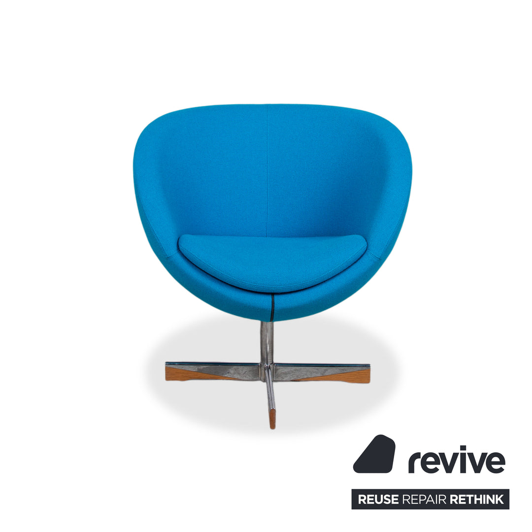 Varier Planet Stoff Sessel Blau Hellblau Türkis Drehfunktion