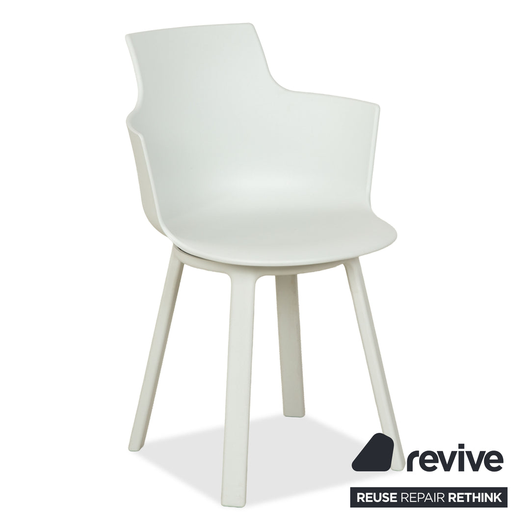 Varier Social Turn Cream Winter White Swivel Chair Beige White by Snøhetta