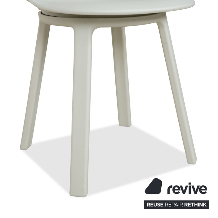 Varier Social Turn Cream Winter White Swivel Chair Beige White by Snøhetta